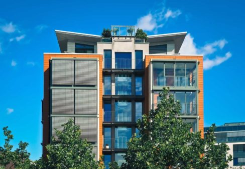 A Green Building with a variety of sustainable features