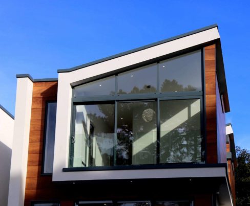 A Condo with large windows provides heat during winter
